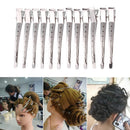 Steel  Styling Sectioning Clamp Hair Clip Wavy curls Fixed hair clip Duck Mouth