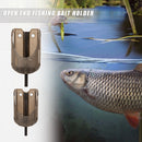 PE Plastic Carp Fishing Feeder Portable Fishing Lure Bait Basket Tackle (L)