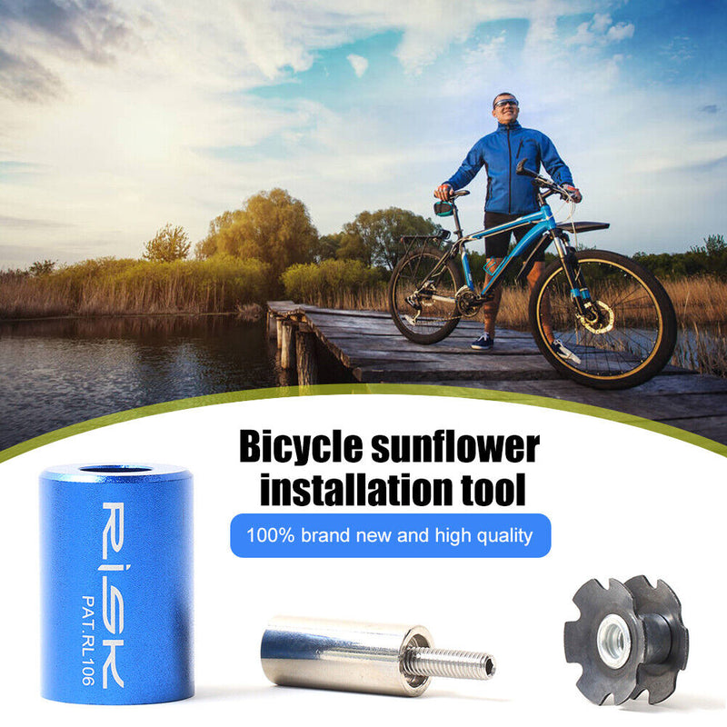 RISK Bicycle Fork Headset Install Star Nut Mounting Sleeve Installation Tools