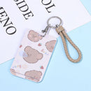 Cute Bank Card Holder Bus Card Case ID Credit Holder Identity Badge Cover