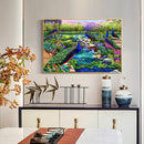 DIY Diamond Painting Full Round Drill Flowers and Peacocks Rhinestone Modern Art