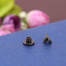 20pcs Copper Leather Craft Belt Wallet Solid Brass Nail Rivets Screws(7) Newly