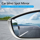 1 Pair Car Styling HD Frameless Blind Spot Mirrors Auto Accessories (Blue) Newly