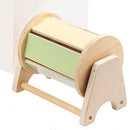 Montessori Wooden Spinning Drum Educational Toys Color Cognition Gift for I