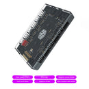 Cooler Master 1 to 6 Fan HUB Splitter 4Pin PWM 3Pin Addressable RGB Adapter