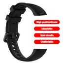 Silicone Adjustable Watchband Bracelet Strap w/Buckle for Huawei Honor Band 5 4