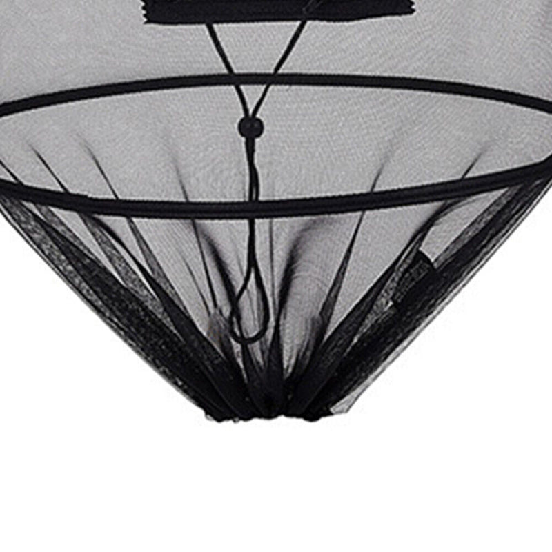 Mosquito Hat Visor Bee Keeping Net Insect Neck Head Cover (Leaf Camouflage)