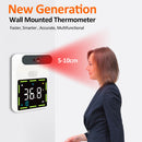 Digital Infrared Thermometer Wall Mounted Indoor IR Pyrometer Temperature Sensor