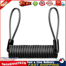 4ft Bicycle Motorcycle Disc Lock Reminder Cable Bike Accessories (Black) Newly
