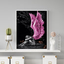 DIY Full Round Drill Rhinestone Diamond Painting Angel Wings Handwork Home Decor