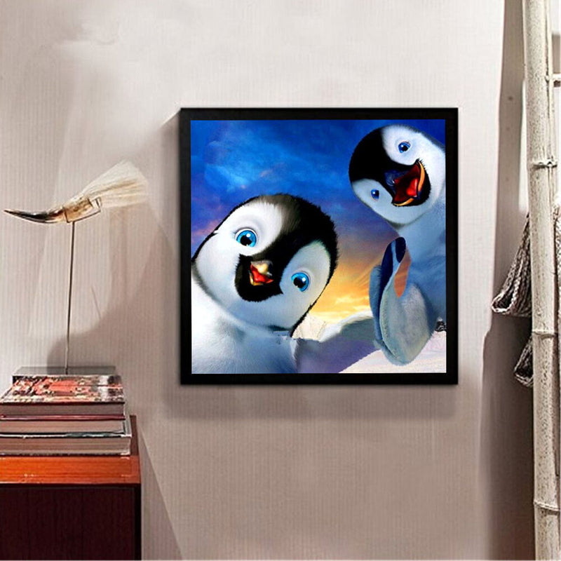 Penguin 5D Full Drill Diamond Painting Embroidery DIY Cross Stitch (M391) Newly