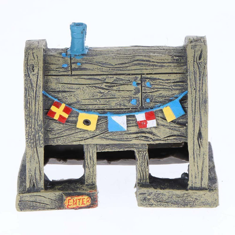 Kunstharz-Fisch Höhle Tank Ornament Aquarium Dekor Landschaftsbau