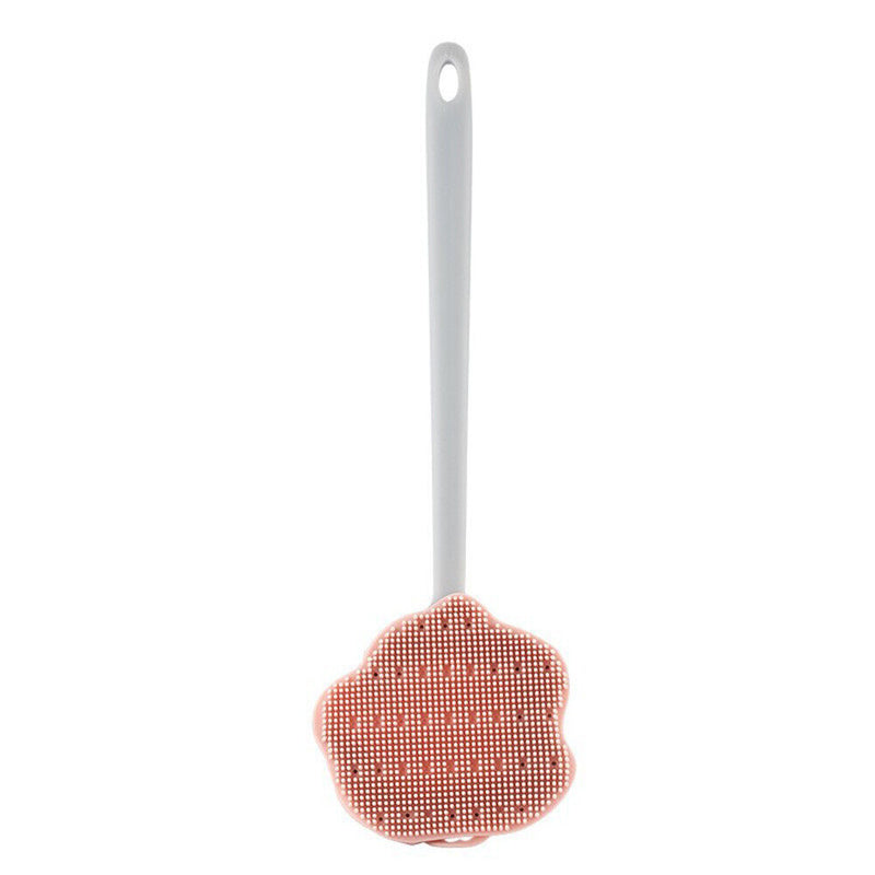 #A Back Scrubber Body Cleansing Bathroom Silicone Body Scrubber Silicone Bath Br