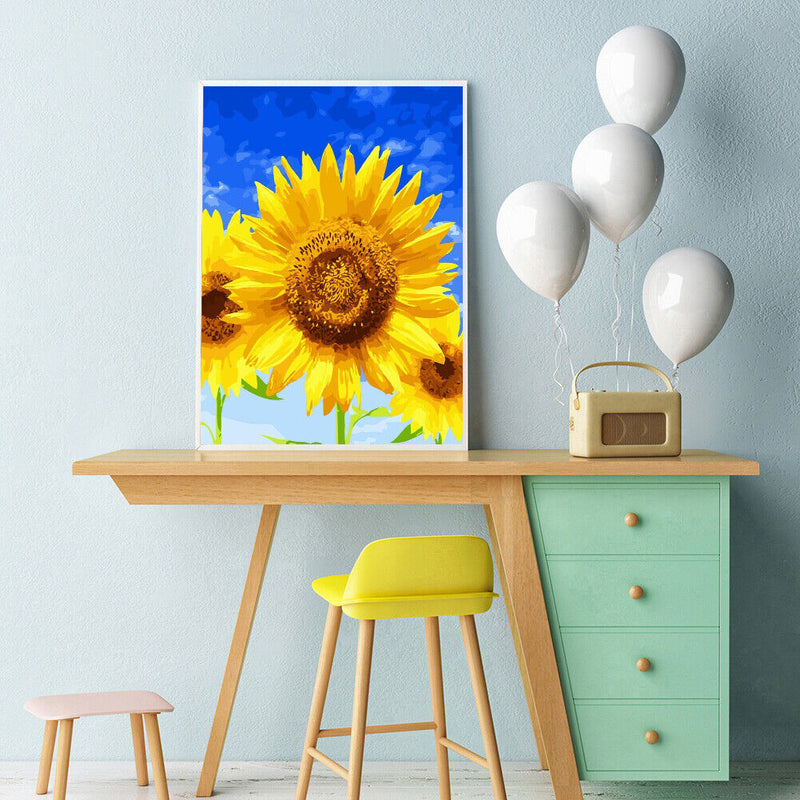 Sunflower 40x50cm Oil Paint By Numbers Picture DIY M503