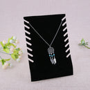 Necklace  Pendant Chain Display Holder Stand Velvet Easel Organizer Rack