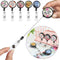 Clip Fashion Retractable Key Ring Badge Holder Nurse ID Name Card Lanyards