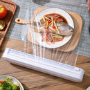 Food Wrap Dispenser - Suction Cup Design Reusable Foil and Cling Film Cutter