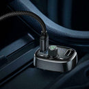 Car LCD Display FM Transmitter Dual USB Mobile Phone Charger Players F7J4 E6B4