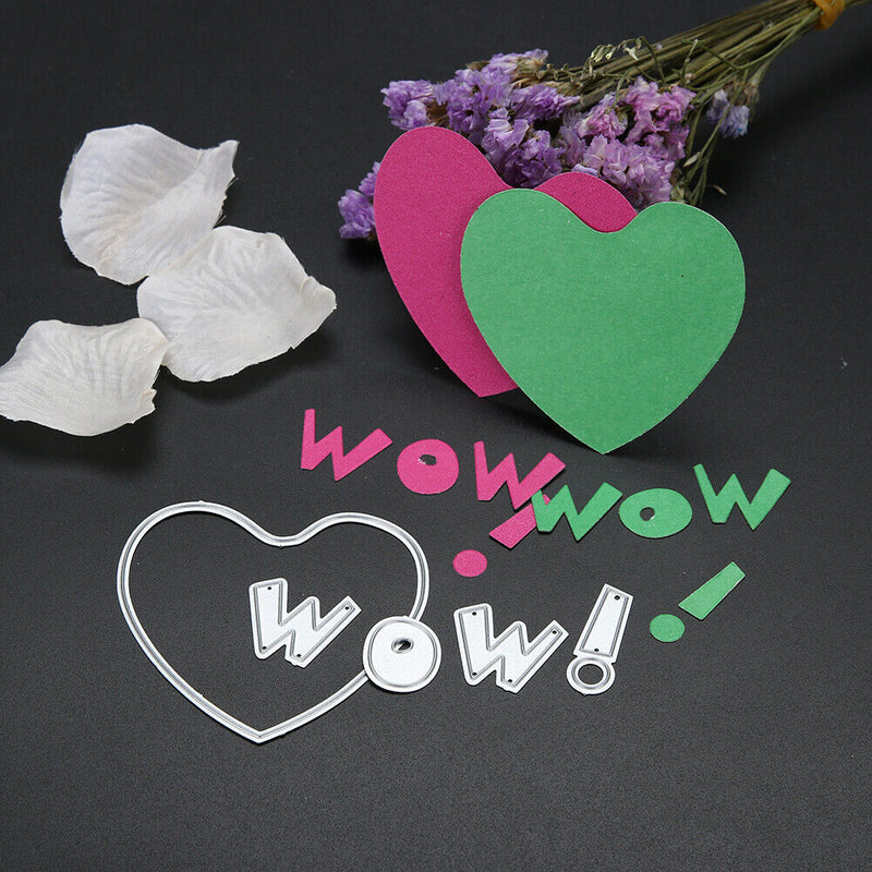 Cutting Die Decor Carbon Steel Heart Mother Craft Embossing - 133532