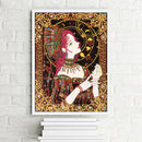 Divination Girl DIY Part Drill Special-shaped Diamond Painting Mosaic Kit