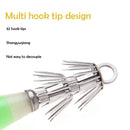 5pcs Luminous Squid Jigs Hooks Cuttlefish Octopus Cuttlefish Lure Bait Fishhook