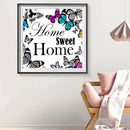 5D DIY Full Drill Diamond Painting Butterfly Home Cross Stitch Mosaic Needl