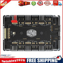 Cooler Master 1 to 6 Fan HUB Splitter 4Pin PWM 3Pin Addressable RGB Adapter