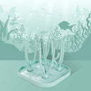 Baby Feeding Bottle Drying Racks Bottle Cleaning Drainer Holder (Green)