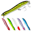 Sinking Popper 8.35cm 6g Lures Plastic Artificial Wobbler Fishing Bait (B)