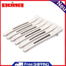 6pcs Solid Color Practical Duckbill Clip Traceless Hairdressing Hair Clip Set