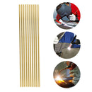10pcs Low Temperature Simple Brass Welding Rods Electrodes Easy Melt Weld Bar