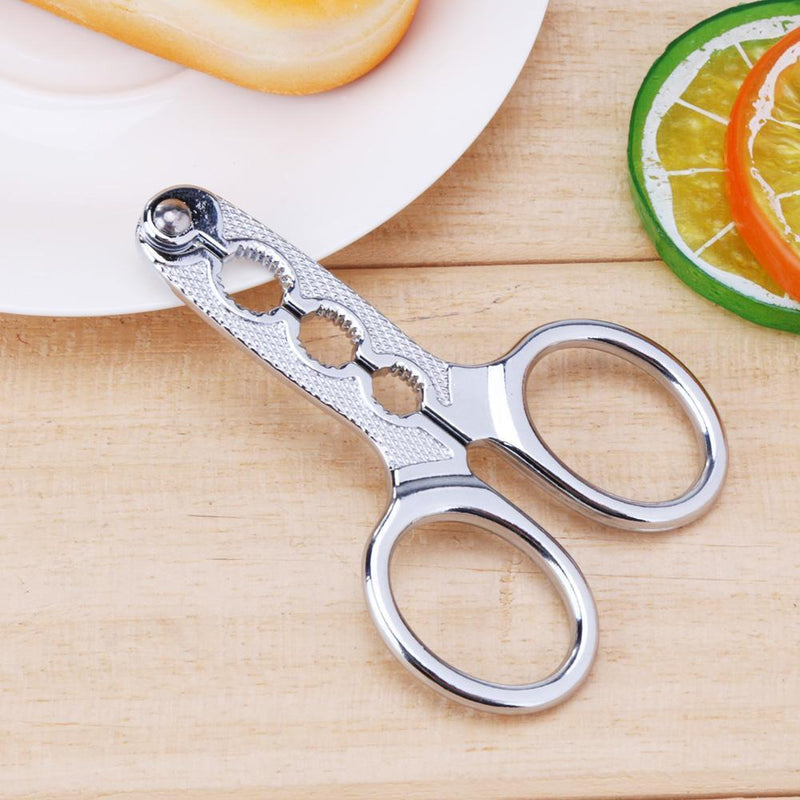 Multi-Function Melon Seed Pliers Scissors Nut Cracker Opener Clamp Shucker