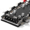 1 To 8 Multi Way RGB PWM HUB Splitter for PC Fan 12V/4 Pin LED Light Adapter