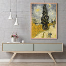 DIY Painting By Number Picture Hand Painted Treetop Drawing Wall Craft for Fun