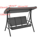 Replacement Canopy Top Hammock Cover for Garden Patio Outdoor Seater Swing Chair