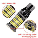 T15 W16W LED Car Reverse Turn Signal  Light Bulb 4014 45SMD Bulb (Red)