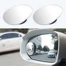 2pcs Clear Wide-Angle Adjustable Car Blind Spot Mirror Driving Safety Accessory