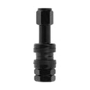 4pcs Car Stainless Steel Clamp-in Tubeless Tyre Tire Wheel Valves (Black) Newly