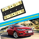 4 Gang Dual Bus Bar 60A 32V Positive Negative Buss Bar with Ring Terminals Newly