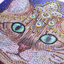 5D DIY Special Shaped Diamond Painting Noble Cat Cross Stitch Embroidery