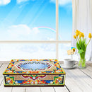Classic Mandala Style Storage Box Cosmetics Collection with Mirror (MH205)