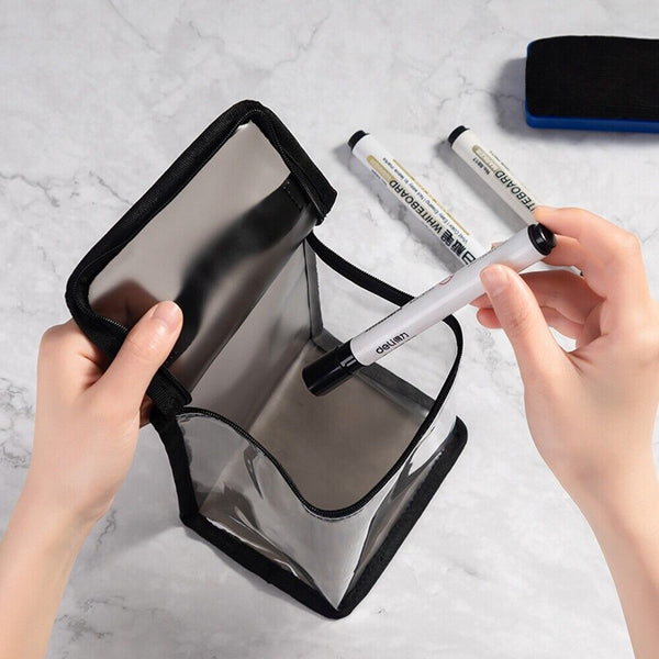 Waterproof Cosmetic Bag Travel Makeup Bags Large Capacity Watercolor Pen Holder