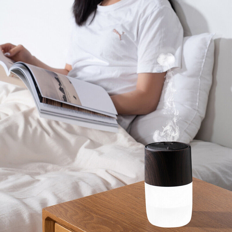 Ultrasonic Air Humidifier LED Lights Mist Maker Aroma Diffuser for Car Bedroom