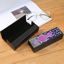 DIY Leather Diamond Painting Glasses Storage Case Mosaic Kit (Q37 Cat) Newly