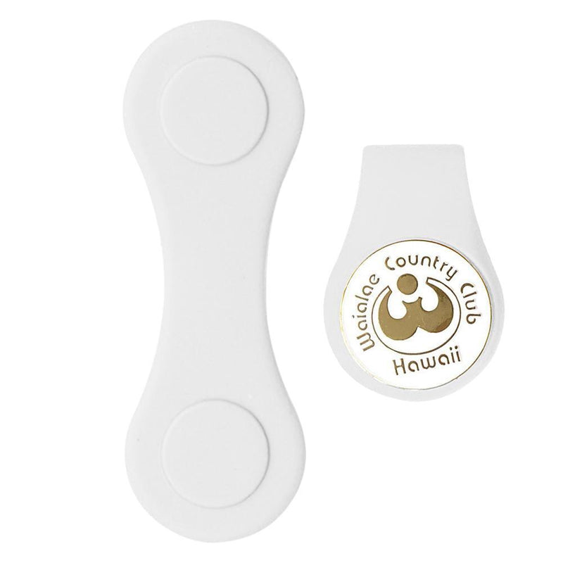Golf Hat Clip Magnetic Golf Ball Marker for Position Calibrating (White)