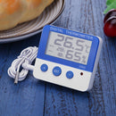 Waterproof LCD Thermometer Hygrometer Humidity Indoor Temperature Meter