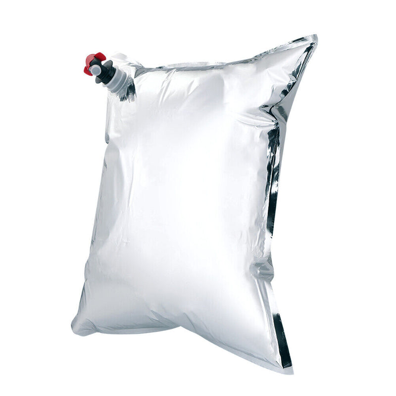 5pcs 20L Aluminum Foil BIB Bag Beer Wine Juice Storage Bag-in-Box with Tap Newly