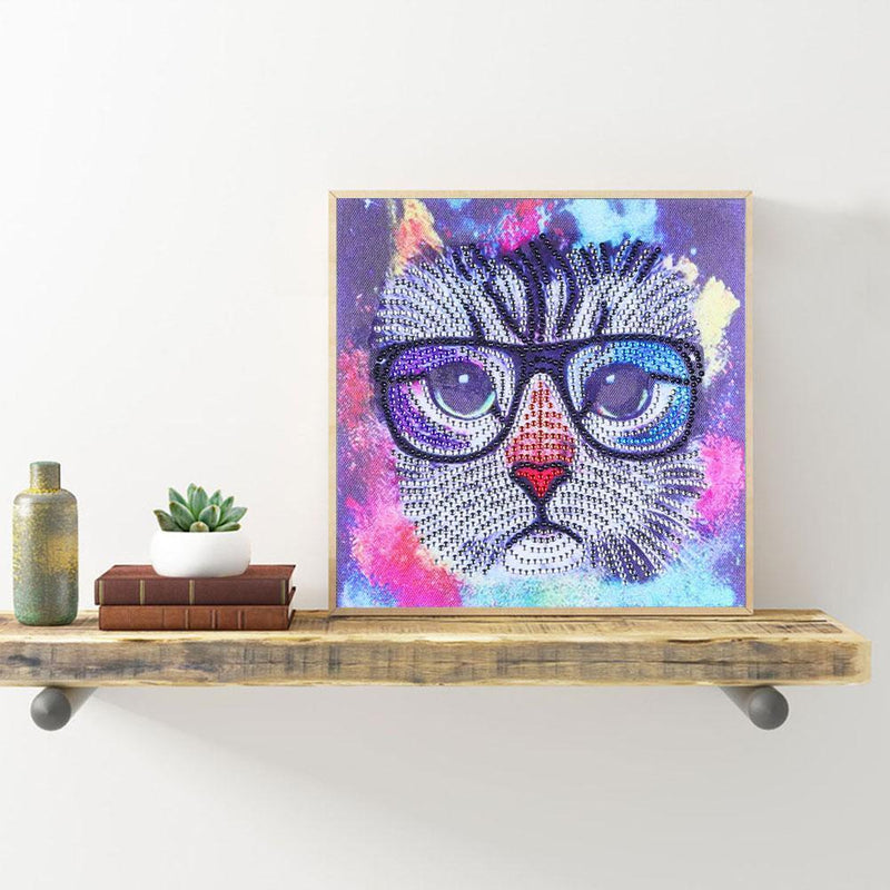 5D DIY Special-shaped Diamond Painting Animal Cross Stitch Rhinestone Home Decor