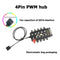 1 to 10 4 Pin PWM Cooler Fan HUB Splitter Extension Speed Controller (SATA)
