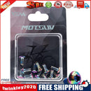 12x Bike Disc Brake Rotor Bolts T25 M5x10mm Alloy Steel Screws (Multicolor)